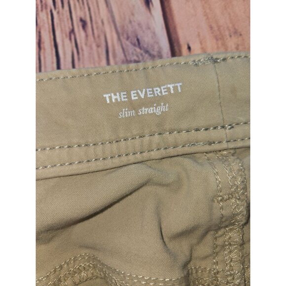 AG The Everett Slim Straight Mens Khaki Pants 36 x 28 Soft Cotton - Picture 4 of 8